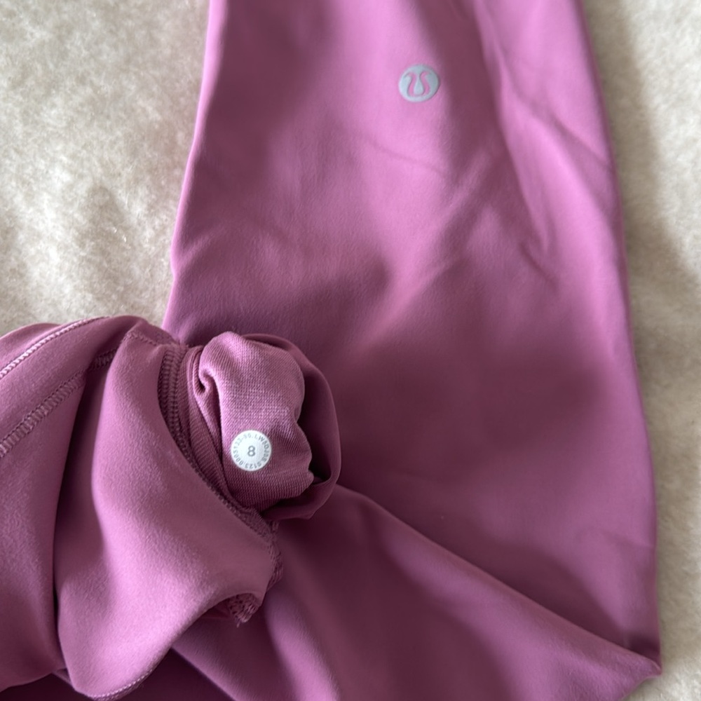 Pink High-Waisted Leggings - Picture 3 of 4